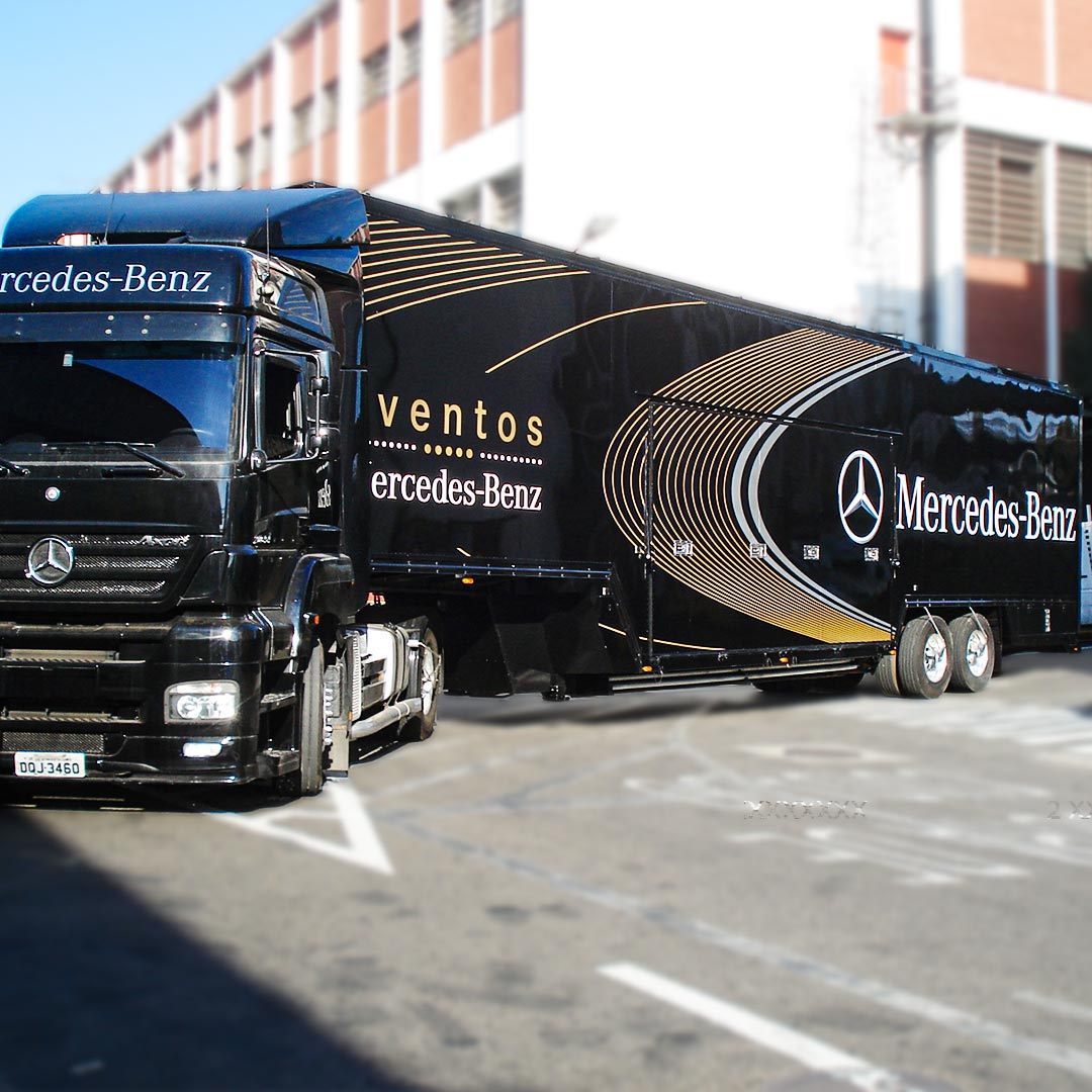 Remo Colomba - Creative Visual Designer - Portfolio - MERCEDES-BENZ - Truck Wrap